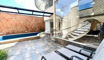 Sobrado com 4 dormitórios à venda, 500 m² por R$ 3.500.000,00 - Vila Assunção - Santo André/SP