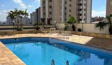 Apartamento para alugar, 150 m² por R$ 5.255,00/mês - Vila Curuçá - Santo André/SP