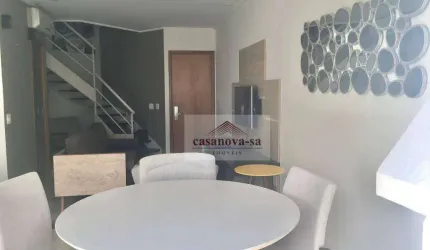 Apartamento Duplex com 1 dormitório, 94 m² - venda por R$ 1.100.000,00 ou aluguel por R$ 7.100,00/mês - Jardim - Santo André/SP