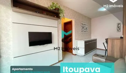 Apartamento semi mobiliado e com 2 dormitórios no bairro Itoupava Central