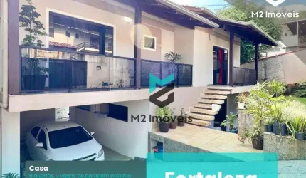 Descubra seu novo lar na Fortaleza, em uma residência espaçosa de 304m²! Com dois andares de elegância e um amplo quintal!