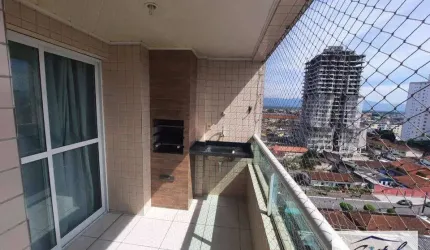 Apartamento com 3 dormitórios à venda, 107 m² por R$ 650.000,00 - Guilhermina - Praia Grande/SP