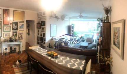Apartamento com 3 dormitórios à venda, 137 m² por R$ 851.000,00 - Gonzaga - Santos/SP