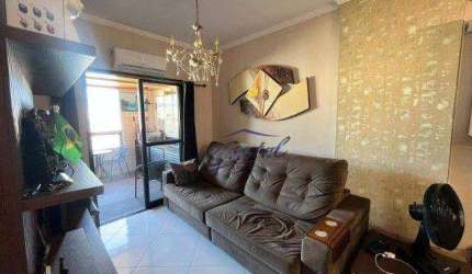 Apartamento com 2 dormitórios à venda, 74 m² por R$ 460.000,00 - Guilhermina - Praia Grande/SP