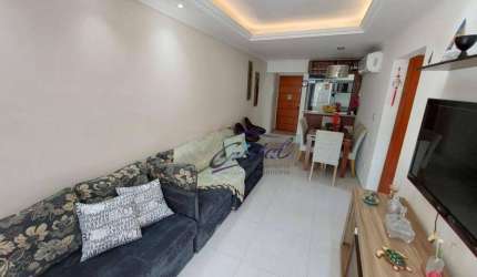 Apartamento com 2 dormitórios à venda, 66 m² por R$ 460.000,00 - Canto do Forte - Praia Grande/SP