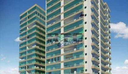 Apartamento com 3 dormitórios à venda, 119 m² por R$ 1.010.000,00 - Canto do Forte - Praia Grande/SP