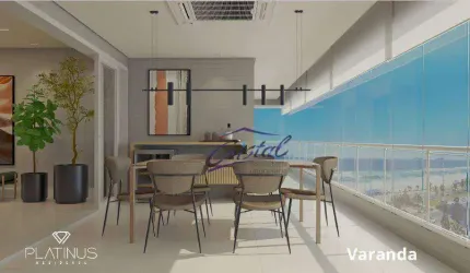Apartamentos com 3 suítes FRENTE PARA O MAR no Canto do Forte - Praia Grande
