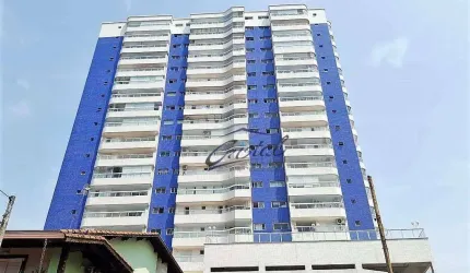 Apartamento com 3 dormitórios à venda, 112 m² por R$ 820.000,00 - Guilhermina - Praia Grande/SP