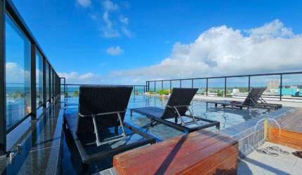Flat com 1 dormitório à venda, 15 m² por R$ 380.000,00 - Cabo Branco - João Pessoa/PB