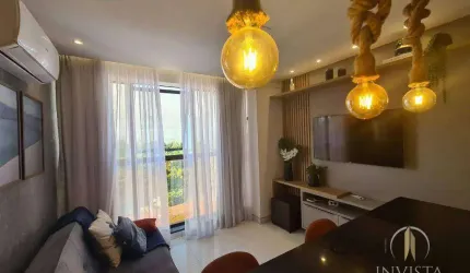 Flat com 1 dormitório à venda, 35 m² por R$ 450.000,00 - Ponta de Campina - Cabedelo/PB