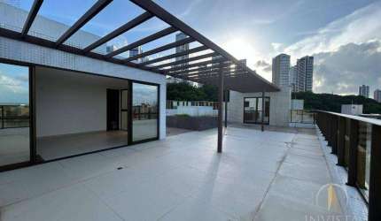 Cobertura com 4 dormitórios à venda, 358 m² por R$ 3.100.000,00 - Cabo Branco - João Pessoa/PB