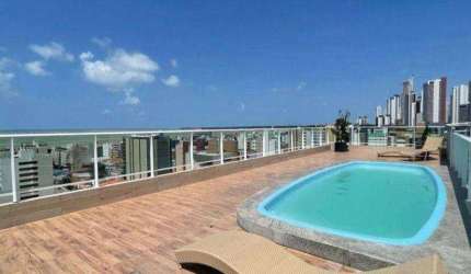 Apartamento com 2 dormitórios para alugar, 65 m² por R$ 4.200/mês - Cabo Branco - João Pessoa/PB