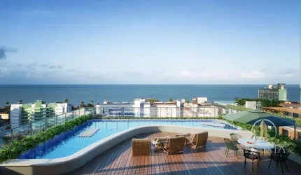 Apartamento com 2 dormitórios à venda, 60 m² por R$ 981.146,00 - Cabo Branco - João Pessoa/PB