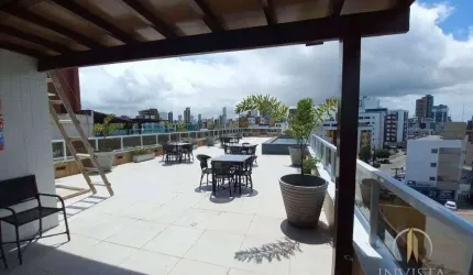 Apartamento com 1 dormitório para alugar, 30 m² por R$ 2.400,01/mês - Bessa - João Pessoa/PB
