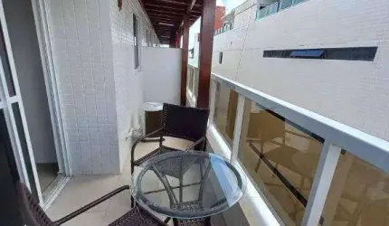 Apartamento com 1 dormitório para alugar, 31 m² por R$ 2.500,01/mês - Bessa - João Pessoa/PB