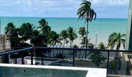 Flat com 1 dormitório à venda, 30 m² por R$ 540.000,00 - Cabo Branco - João Pessoa/PB