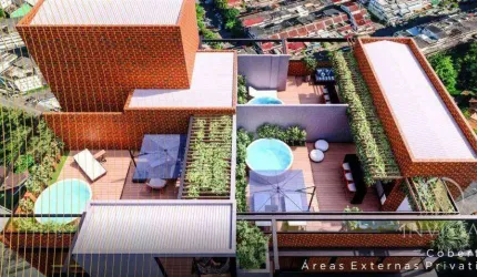 Cobertura com 2 dormitórios à venda, 119 m² por R$ 1.326.727,00 - Miramar - João Pessoa/PB