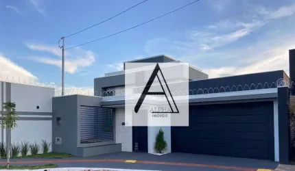 Casa com 3 dormitórios à venda, 161 m² por R$ 749.000,00 - Portal do Panamá - Campo Grande/MS