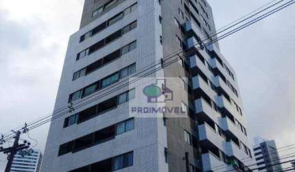 Apartamento com 1 dormitório para alugar, 35 m² por R$ 2.420,00/mês - Boa Viagem - Recife/PE