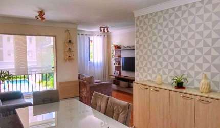 Apartamento à venda com 64m², 3 quartos e 1 vaga