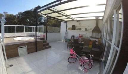 Cobertura Duplex com 3 dormitórios à venda, 197 m² por R$ 1.190.000 - Chácara Pavoeiro - Cotia/SP