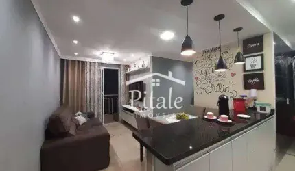 Apartamento com 2 dormitórios à venda, 47 m² por R$ 245.000,00 - Jardim Ísis - Cotia/SP