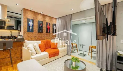 Apartamento com 1 dormitório à venda, 52 m² por R$ 875.000,00 - Residencial Seis (Alphaville) - Santana de Parnaíba/SP