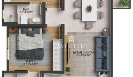 Apartamento com 2 dormitórios à venda, 79 m² por R$ 944.500,00 - Fazenda - Itajaí/SC
