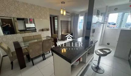 Apartamento com 2 dormitórios à venda, 53 m² por R$ 379.000,00 - Cordeiros - Itajaí/SC