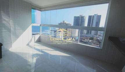 Residencial Splendour - Apartamento à venda em Mongaguá Vista mar com 2 dorm, 1 suíte por apenas R$ 550 mil!