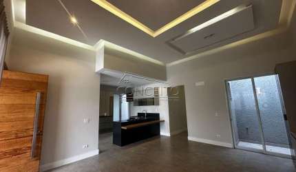 Casa térrea à venda no Condomínio Ondas Do Piracicaba com 168m² | 3 suítes e 4 vagas de garagem.