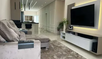 Casa térrea à venda no Residencial Ágape com 150 m² | 2 dormitórios, sendo 1 suíte com closet e 2 vagas de garagem cobertas.