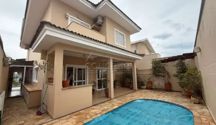 Sobrado à venda no Condomínio Terras de Piracicaba com 207 m² | 3 dormitórios, sendo 2 suítes e 4 vagas de garagem