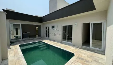 Casa térrea à venda no Condomínio Soleil Piracicaba com 159m² | 3 suítes e 4 vagas de garagem.