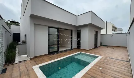 Casa térrea à venda no Condomínio Villa Bela Vista com 159m² | 3 suítes e 4 vagas de garagem.