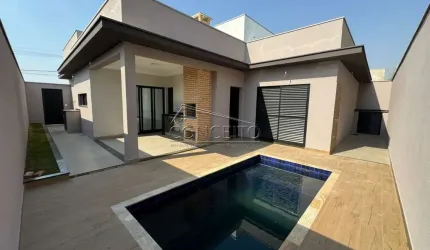 Casa térrea à venda no Condomínio Soleil Piracicaba com 181m² | 3 suítes e 4 vagas de garagem.
