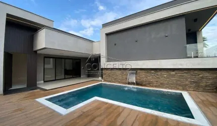 Casa semi térrea à venda no Condomínio Morada do Engenho com 300m² | 3 suítes e 4 vagas de garagem.