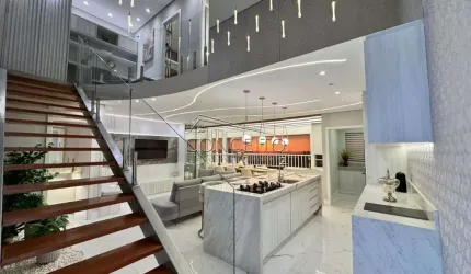 Apartamento duplex decorado no condomínio Luxor Resort Residence com 107 m² | 2 suítes e 2 vagas de garagem.