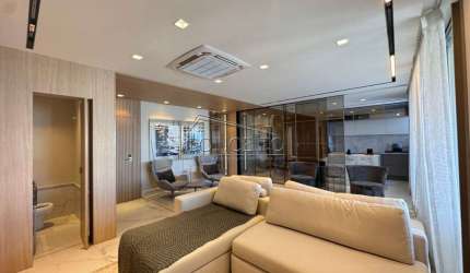 Apartamento decorado no The Gardens Residencial com 165,95 m² | 3 suítes com varanda, depósito privativo e 3 vagas de garagem
