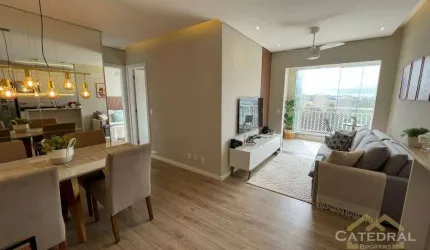 Apartamento com 2 dormitórios, 67 m² - venda por R$ 630.000,00 ou aluguel por R$ 4.573,00/mês - Jardim Tereza Cristina - Jundiaí/SP
