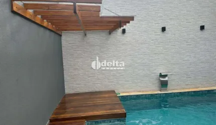 Casa disponível para locação no bairro Jardim Botânico em Uberlândia-MG.