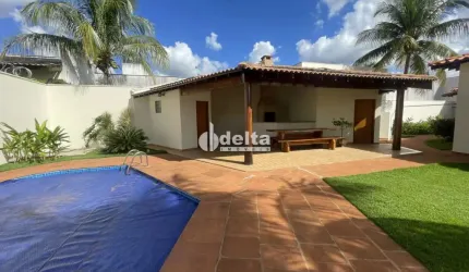 Casa residencial disponível para locação no bairro Morada da Colina em Uberlândia-MG.