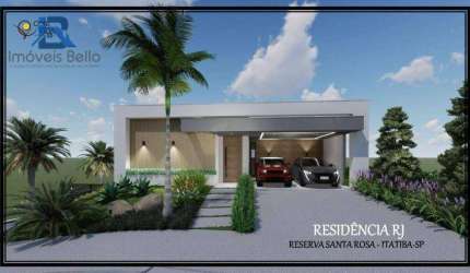Casa com 3 dormitórios à venda, 238 m² por R$ 2.180.000,00 - Condomínio Reserva Santa Rosa - Itatiba/SP