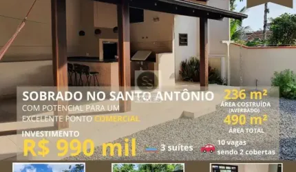 Casa à Venda no bairro Santo Antônio, localizado na cidade de Joinville/SC