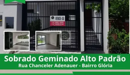 Casa com 3 quartos à venda na Rua Chanceler Adenauer, 51, Glória, Joinville, 195 m2 por R$ 1.200.000