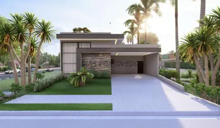 Casa em condomínio fechado com 3 quartos à venda no Parque Brasil 500, Paulínia , 222 m2 por R$ 1.990.000