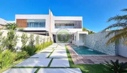 INTERLAGOS DE ITAÚNA - CASA CONTEMPORANEA 4 SUÍTES, SOTÃO DE 70M²