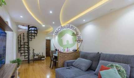 AVENIDA NOS MANANCIAS- EXCELENTE COBERTURA DUPLEX NA TAQUARA- 3 QUARTOS- 121.M2