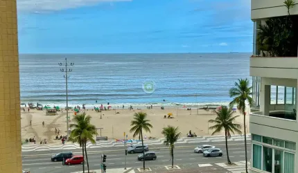 Deslumbrante apartamento 6 suítes na praia de copacabana