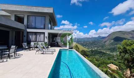Itaipava -Magnífica Mansão em Condomínio Fechado- 600 M2